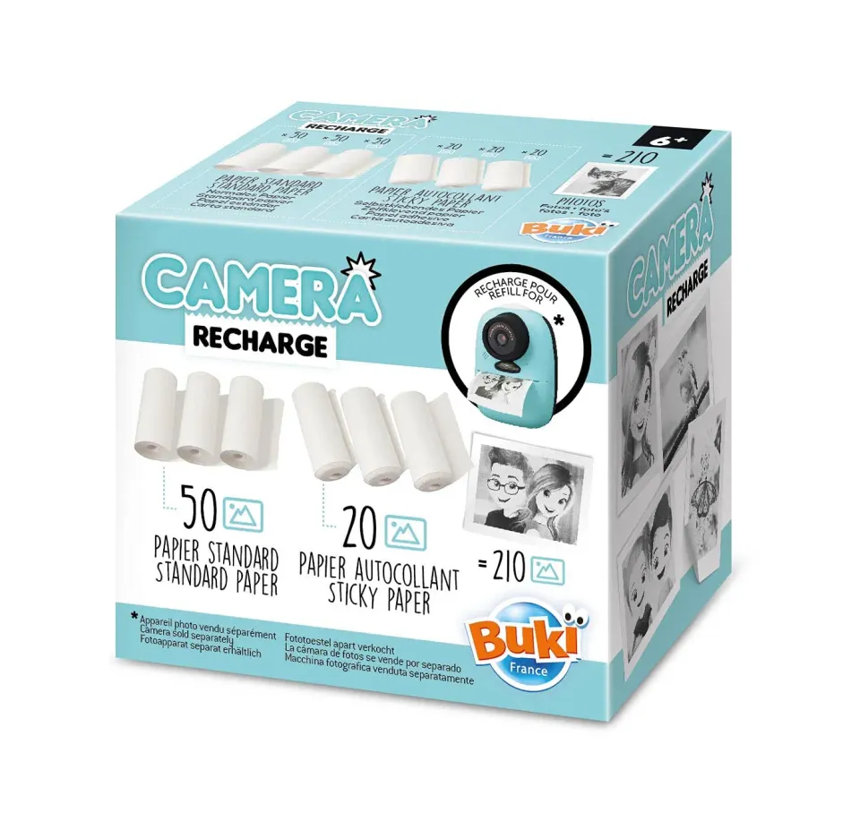 Buki France PV08 Nachfüllpack Papierrollen 6 Rollen