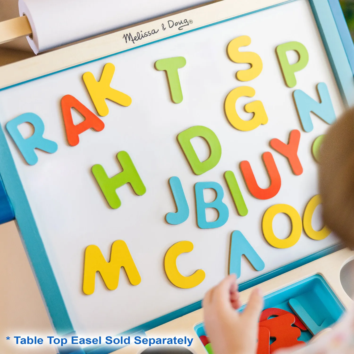Melissa & Doug Wooden Letter Magnetbuchstaben Holz 52 Teile