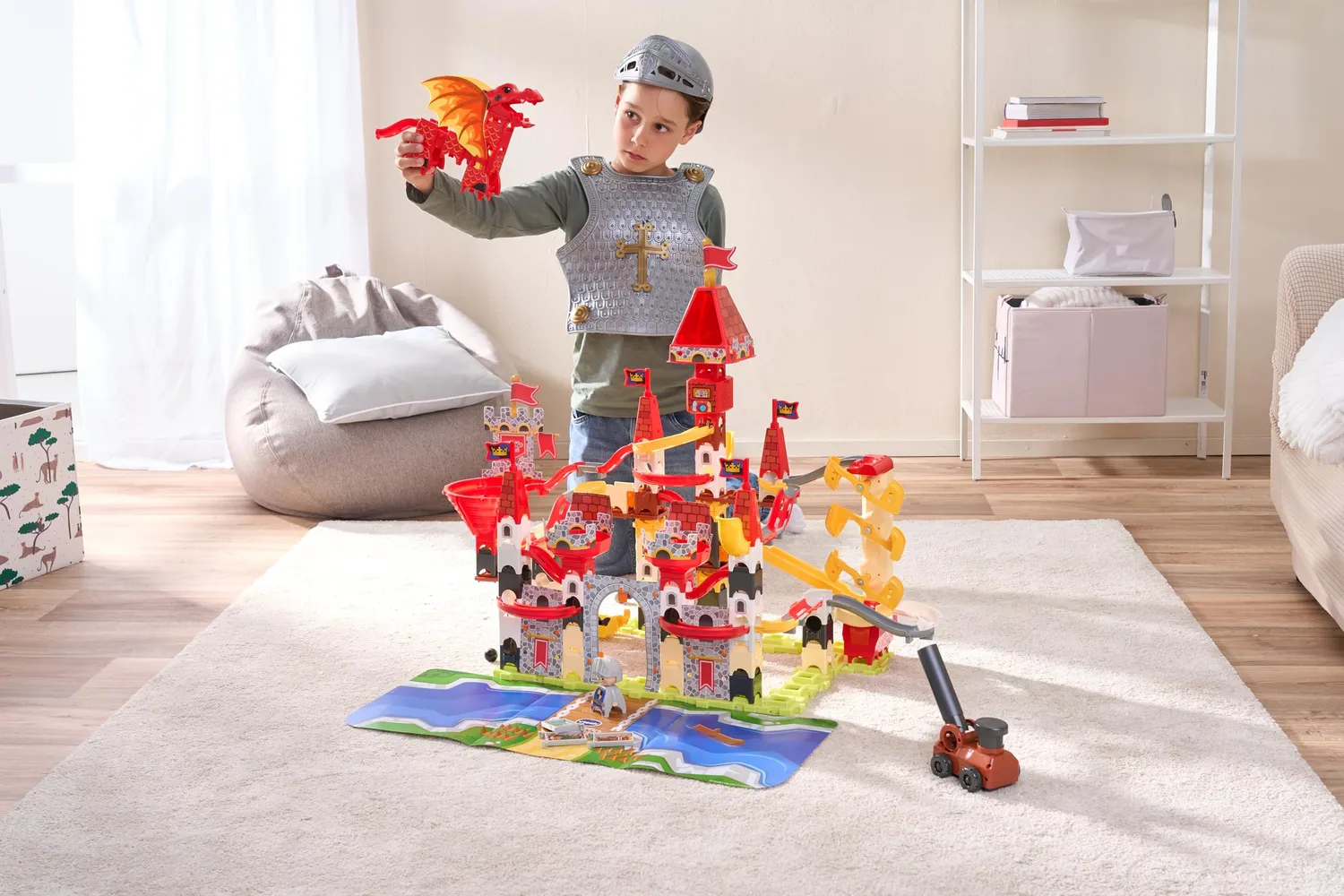 VTech Marble Rush Drachenschloss Kugelbahn 10 Murmeln englisch