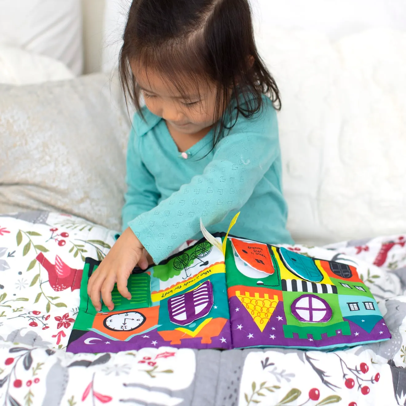 Melissa & Doug K's Kids Soft Activity Stoffbuch Peekaboo Dschungel