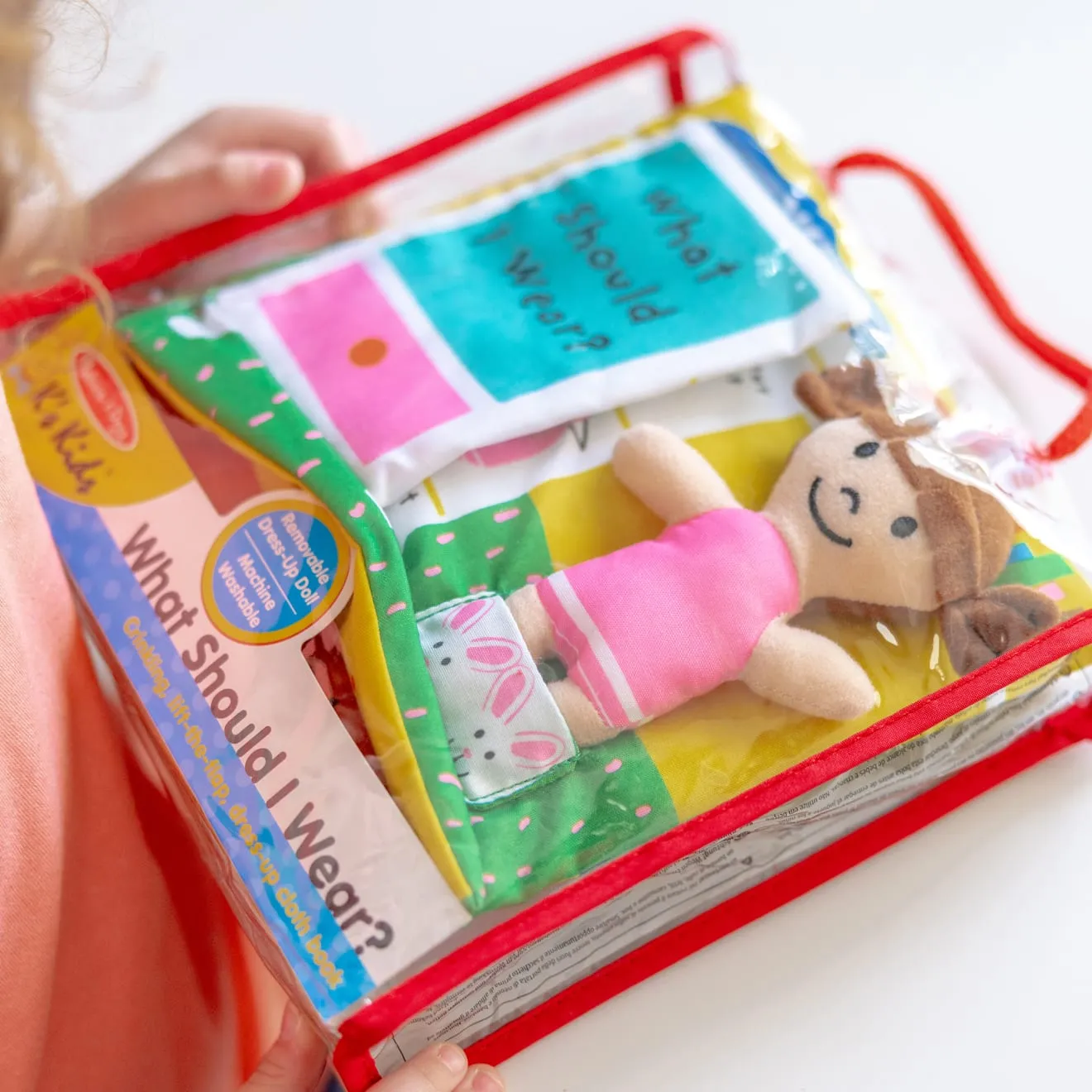 Melissa & Doug K's Kids Stoffbuch Anziehen Baby