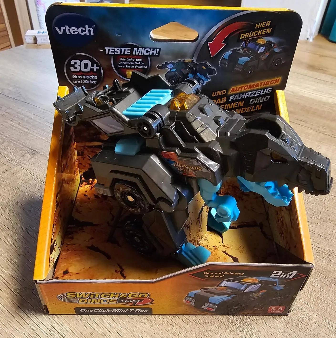 VTech Switch & Go Dinos T-Rex Dino-Auto 2in1 mit Sound
