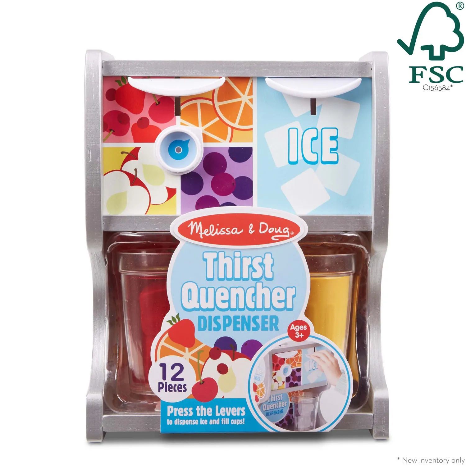 Melissa & Doug Thirst Quencher Getränkespender Holz
