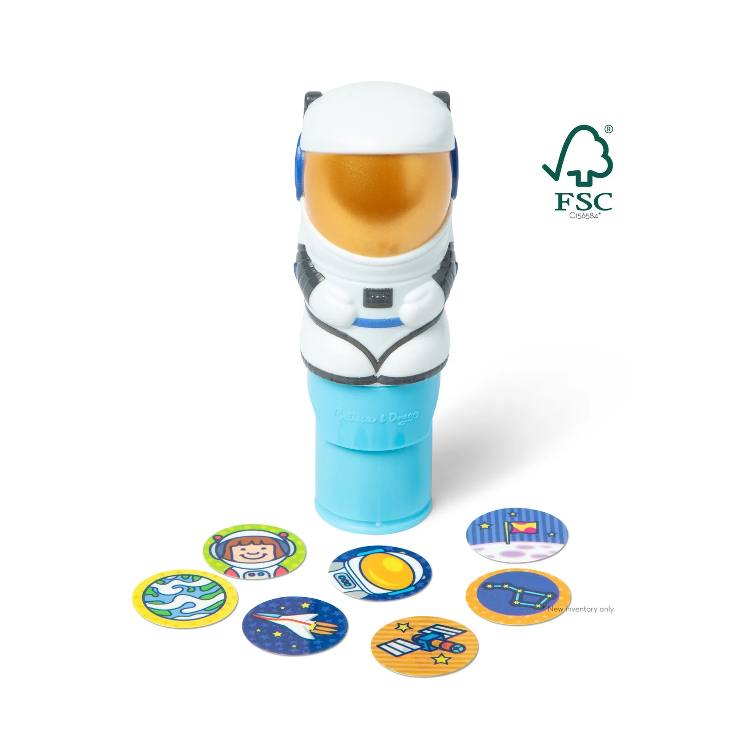 Melissa & Doug Sticker WOW Astronaut Stickerheft Stempel