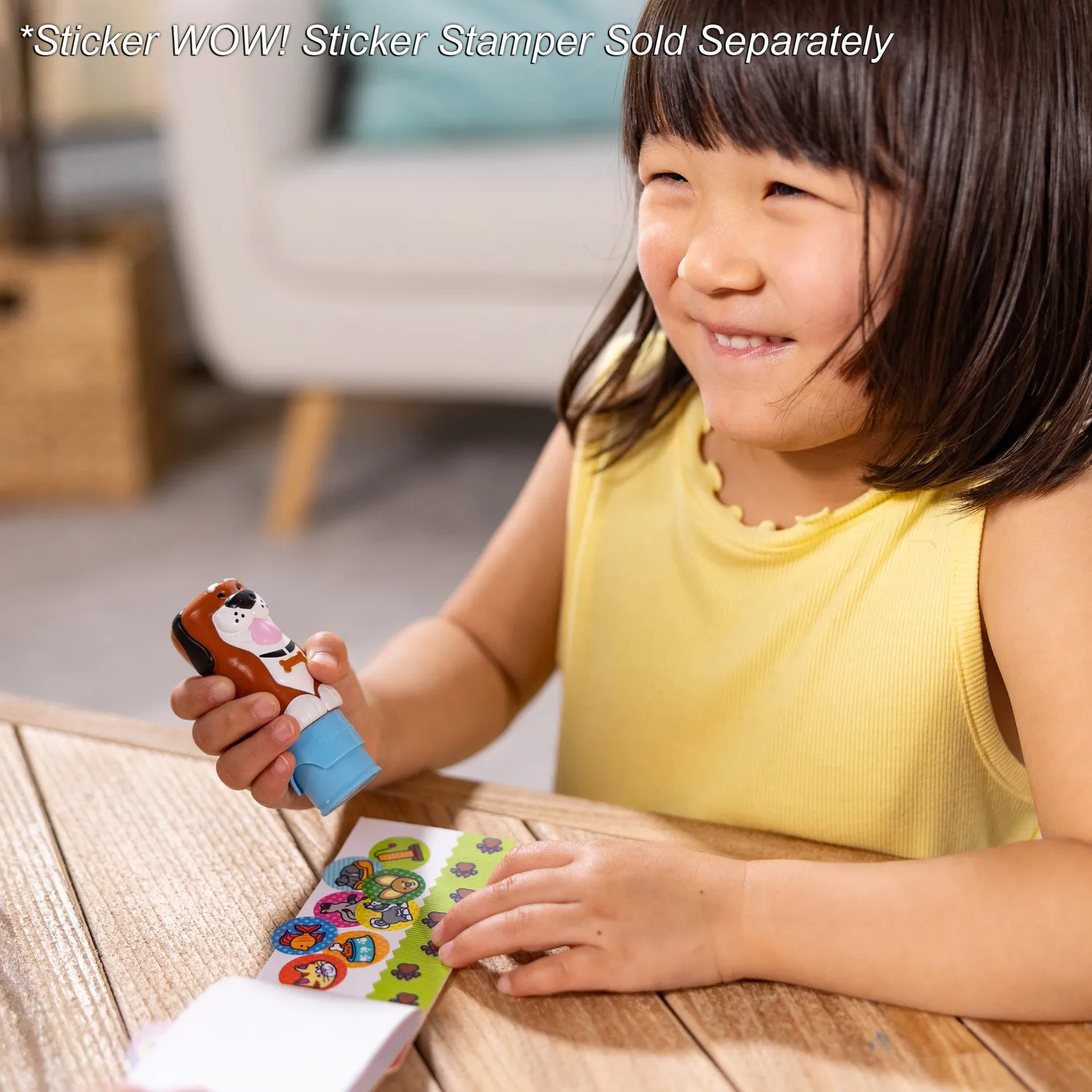 Melissa & Doug Sticker WOW Mini Stickerheft Haustiere 200 Sticker