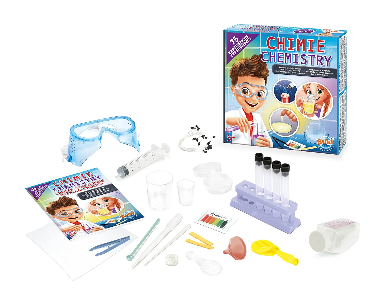 Buki France 8363EU Chemie 75 Experimente Kasten ab 8 Jahren