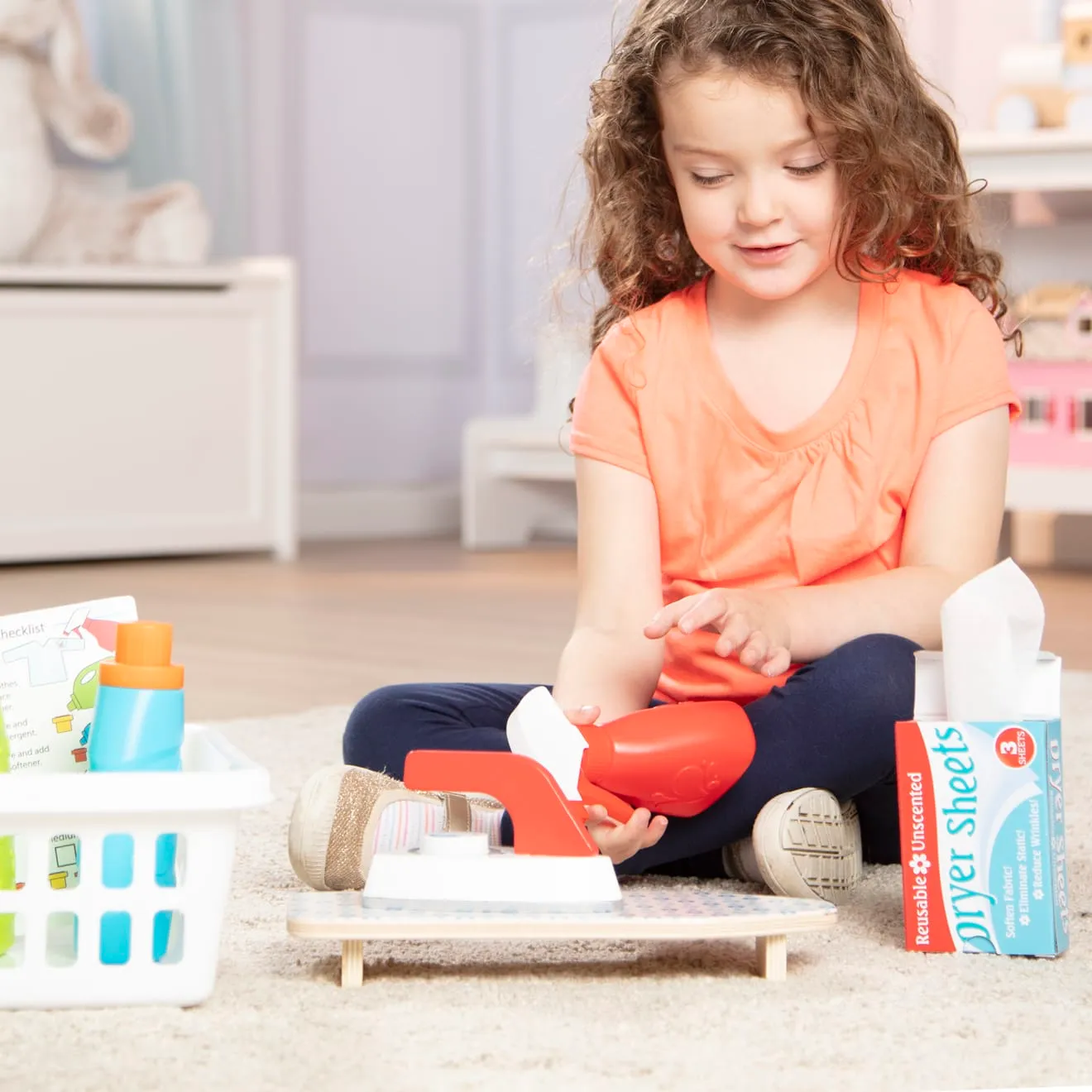 Melissa and Doug Laundry Basket Wäscheset 14-teilig