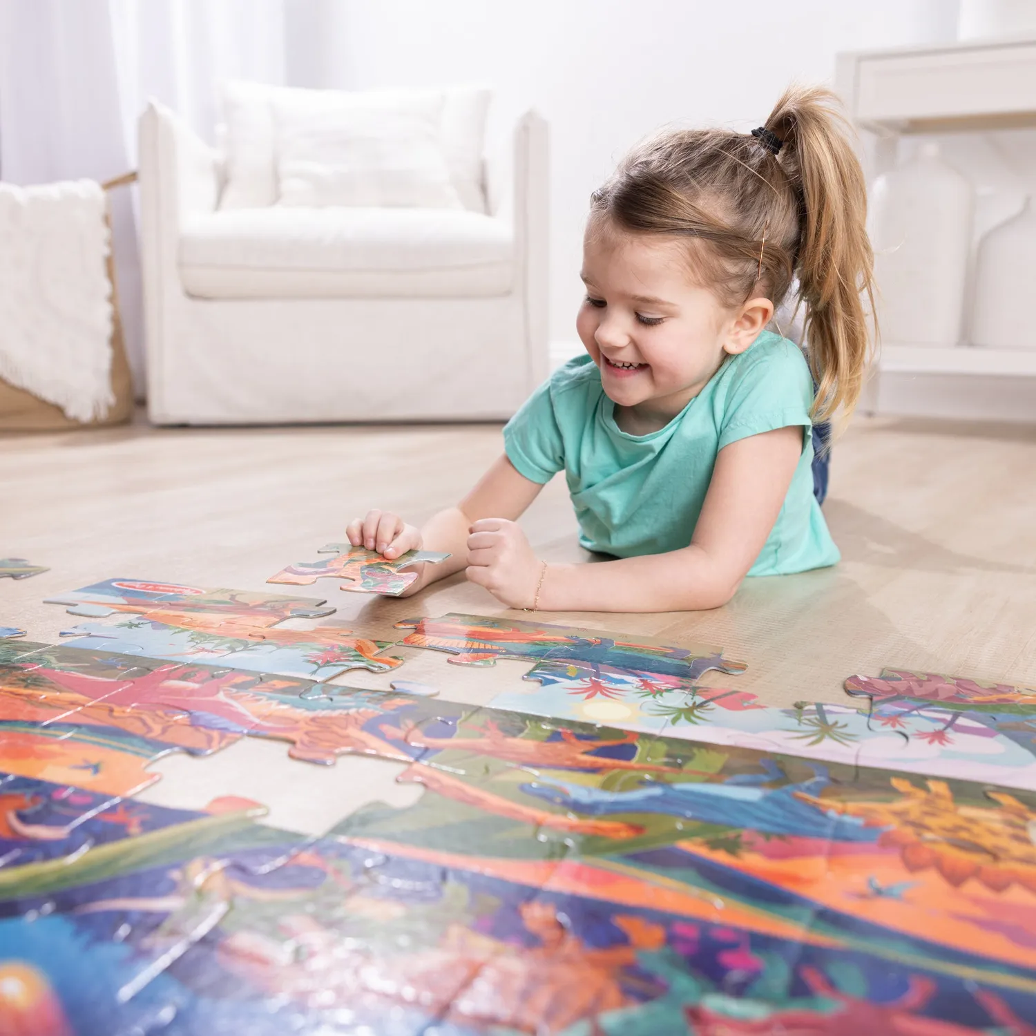 Melissa & Doug Dinosaur Bodenpuzzle 48 Teile 90x60 cm