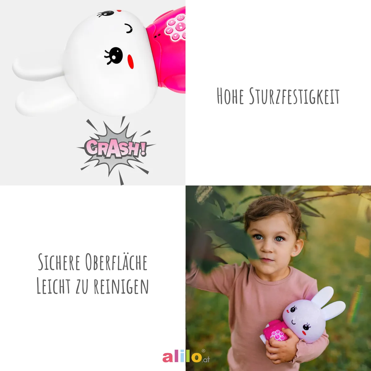 Alilo Honey Bunny G6 MP3-Player mit Nachtlicht