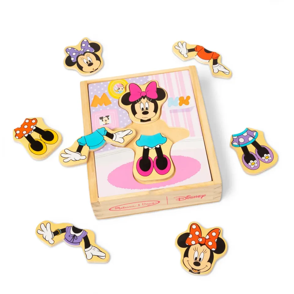Melissa & Doug Minnie Mouse Mix & Match Puzzle 18-tlg
