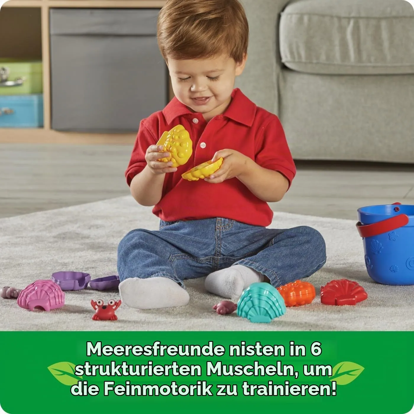 Learning Resources Emotionale Ozean-Muscheln Sensorikspielzeug