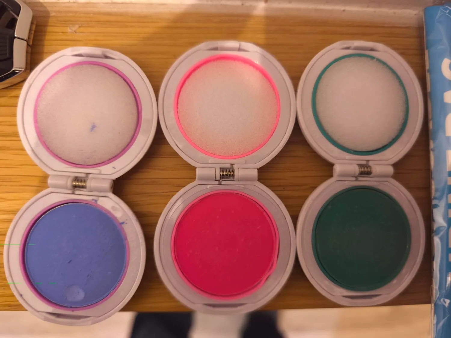 Buki PS103 Haarkreide Set 3 Farben Lila Grün Rosa