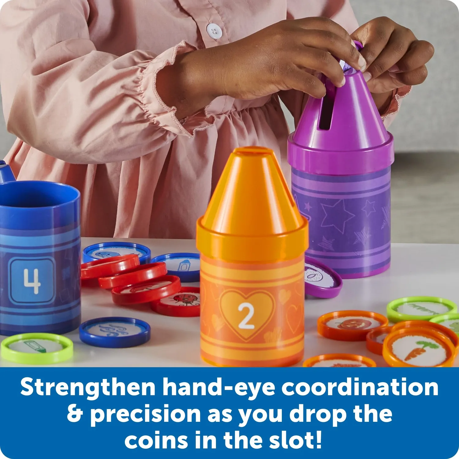 Learning Resources Counting Crayons Lernspiel 30-tlg