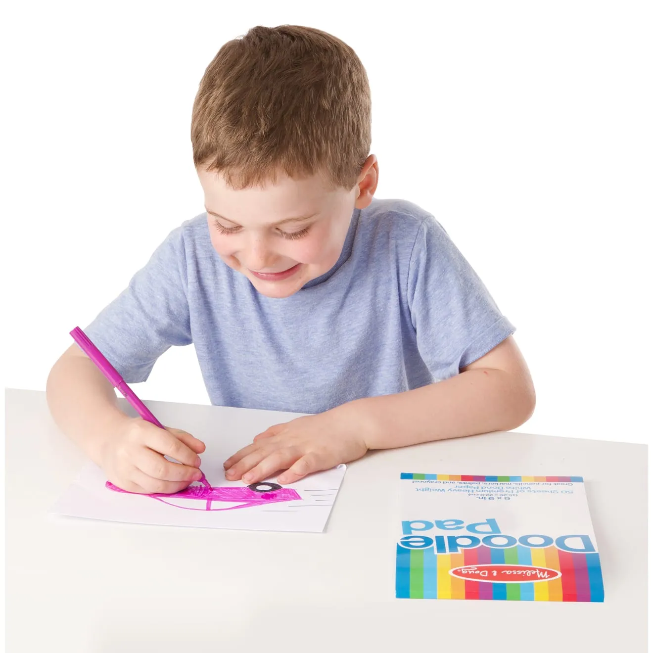 Melissa & Doug Doodle Malblock Zeichenpapier 15x23 cm