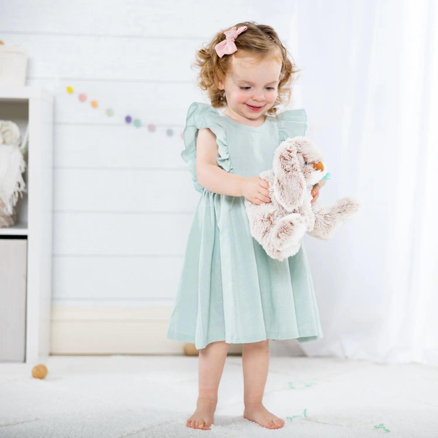 Melissa & Doug Burrow Bunny Plüschtier 23 cm für Babys