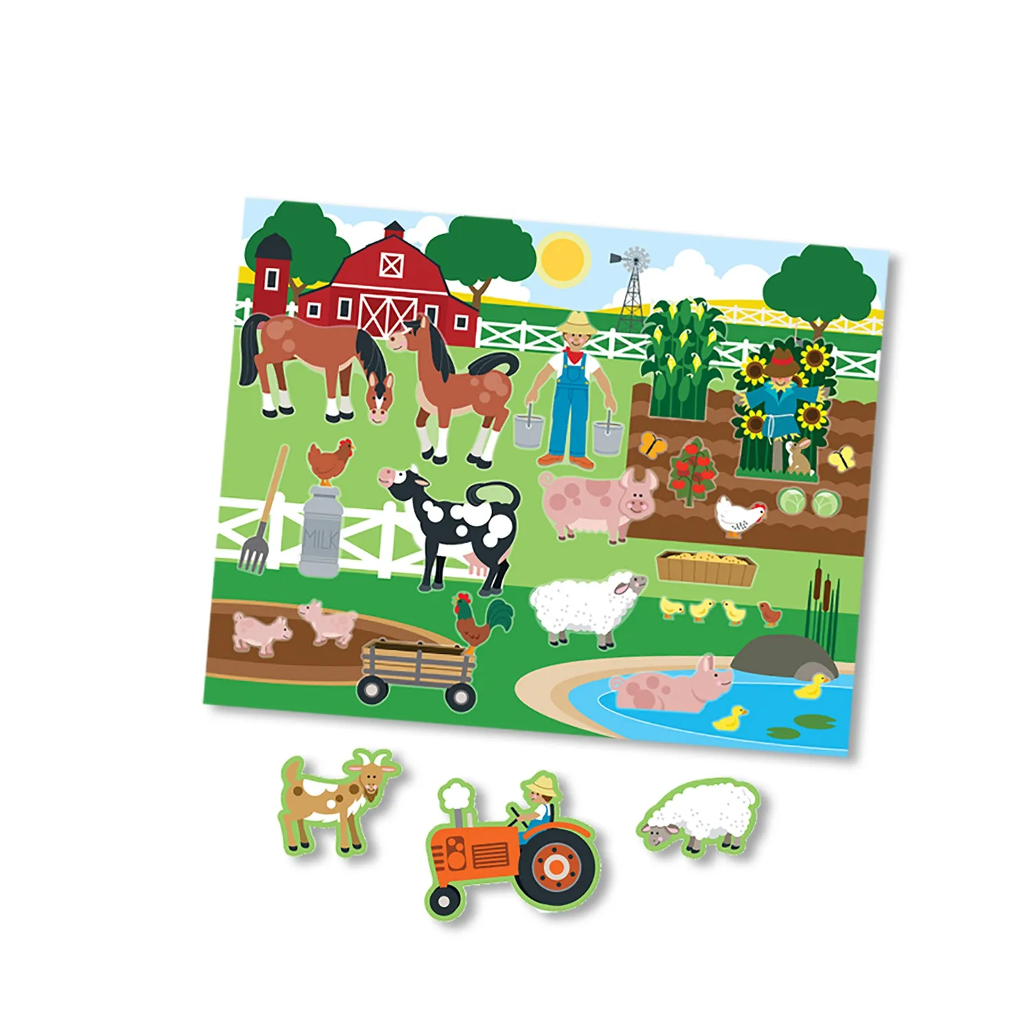 Melissa & Doug Habitats Stickerbuch wiederverwendbar 150 Sticker