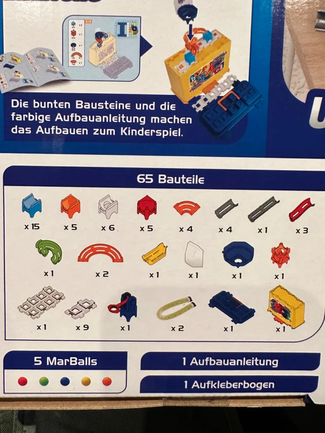 VTech Marble Rush M400 Murmelbahn 65 Bauteile 4-12 Jahre