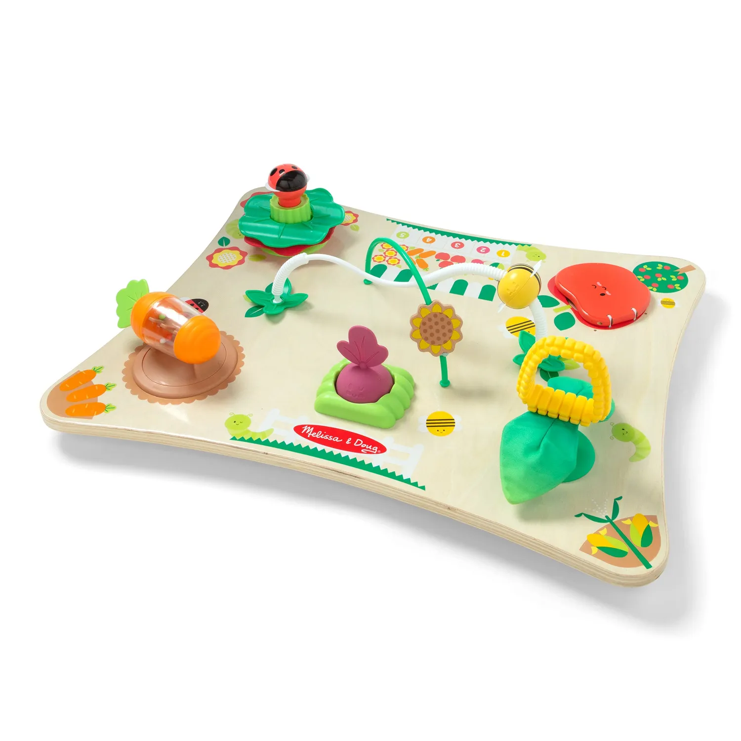 Melissa & Doug Farmers Market Aktivitätscenter Holz Baby 3in1