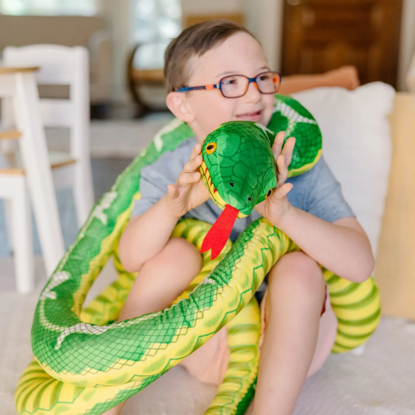 Melissa & Doug Snake Jumbo Kuscheltier Schlange 4m weich