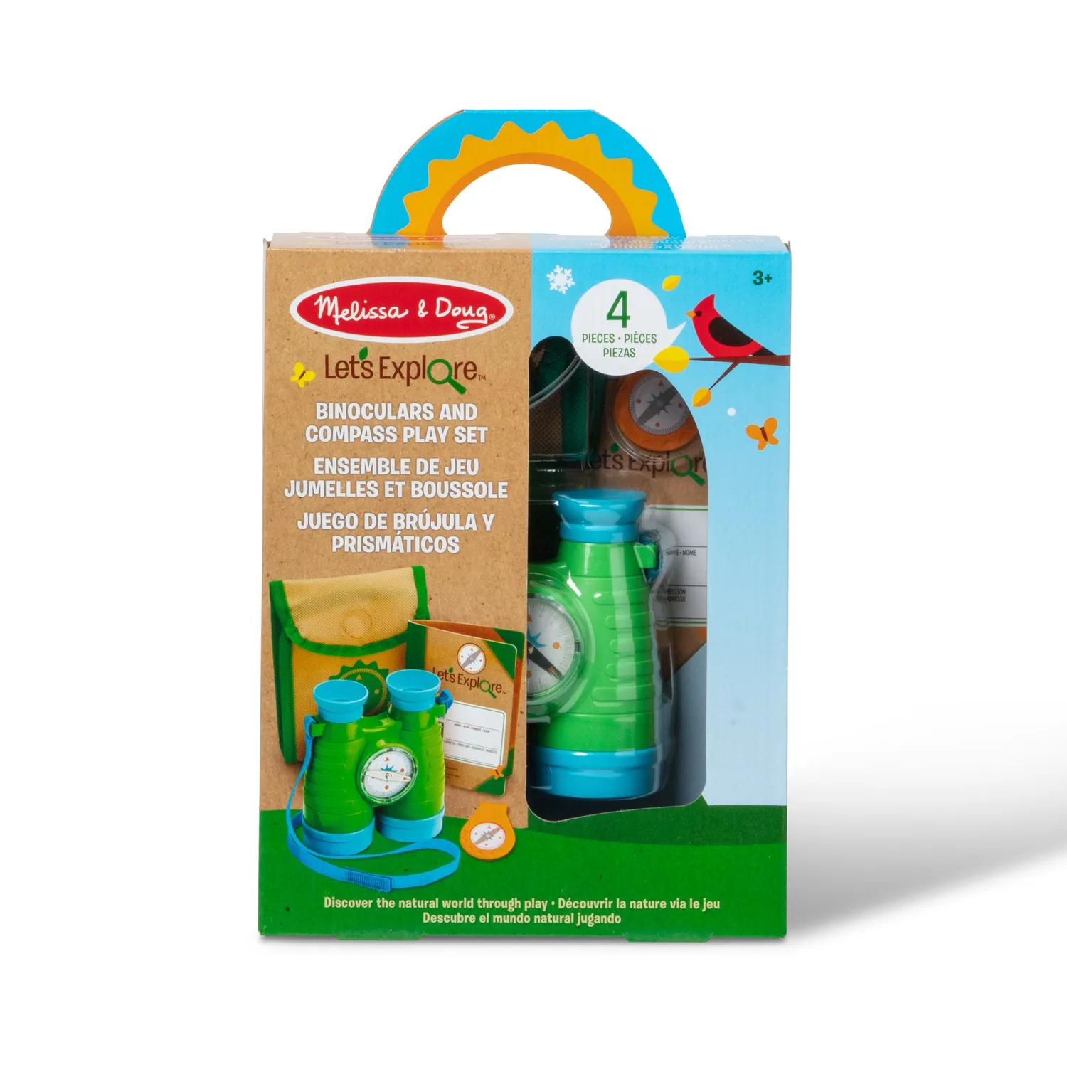 Melissa & Doug Let's Explore Fernglas Spielset mit Kompass