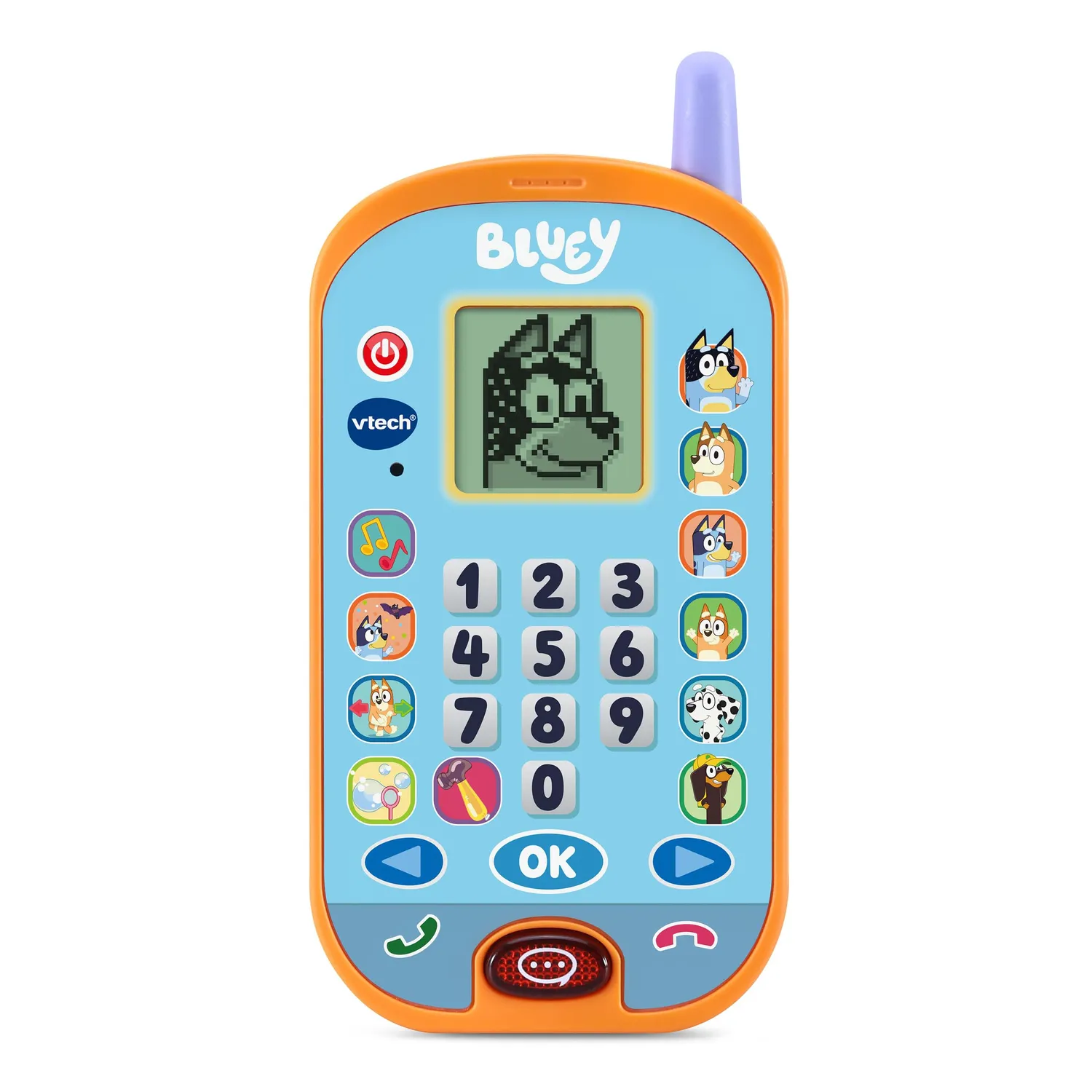 VTech Bluey Lernhandy Lernspielzeug mit Originalstimmen 3-6 Jahre