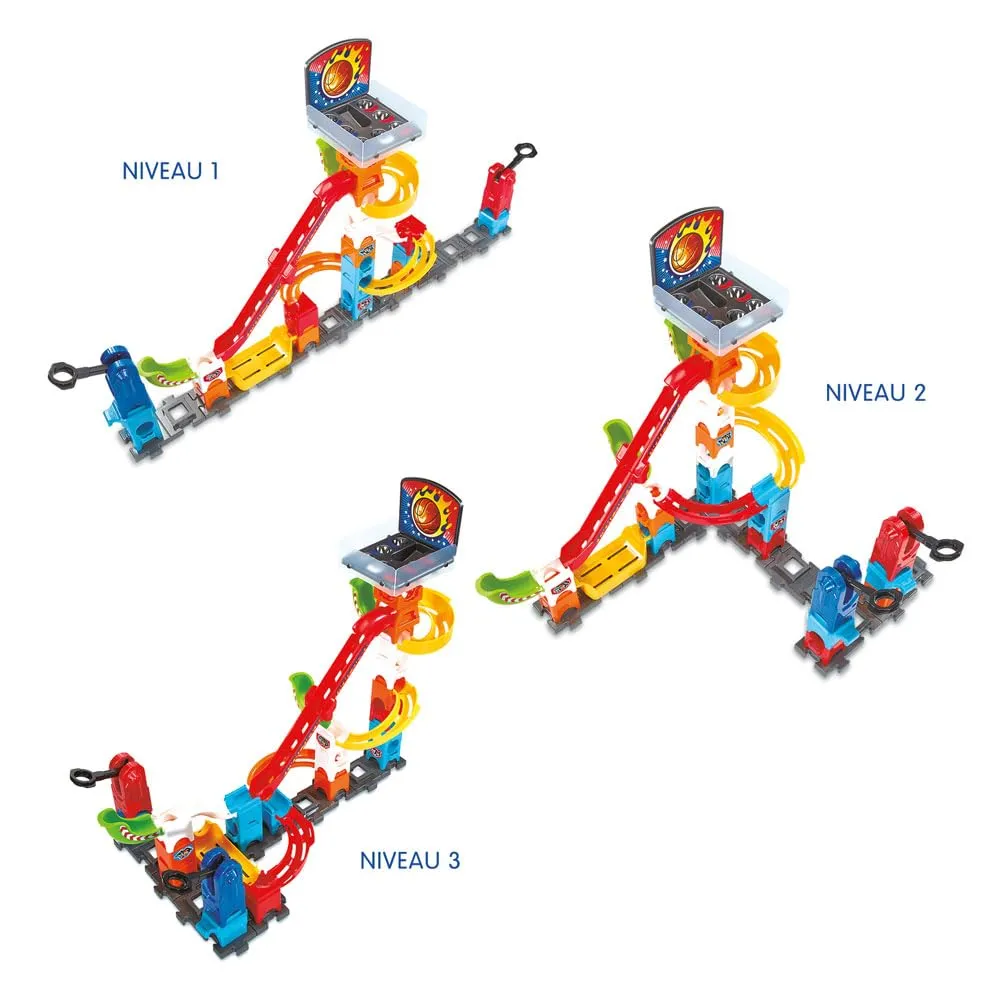 VTech Marble Rush Basketball Set S500 Kugelbahn 41-tlg