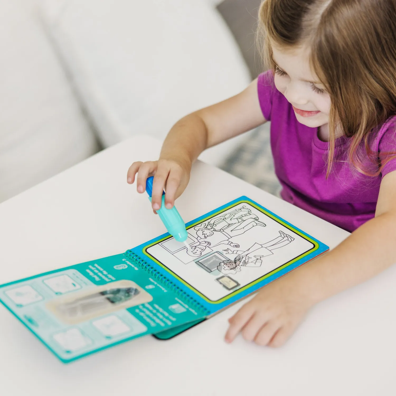 Melissa & Doug Water Wow Occupations Wassermalbuch mit Stift