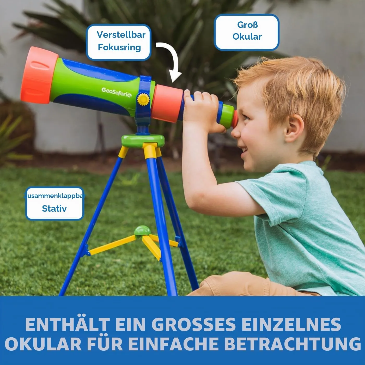 Learning Resources GeoSafari Jr Teleskop für Kinder 12,5x