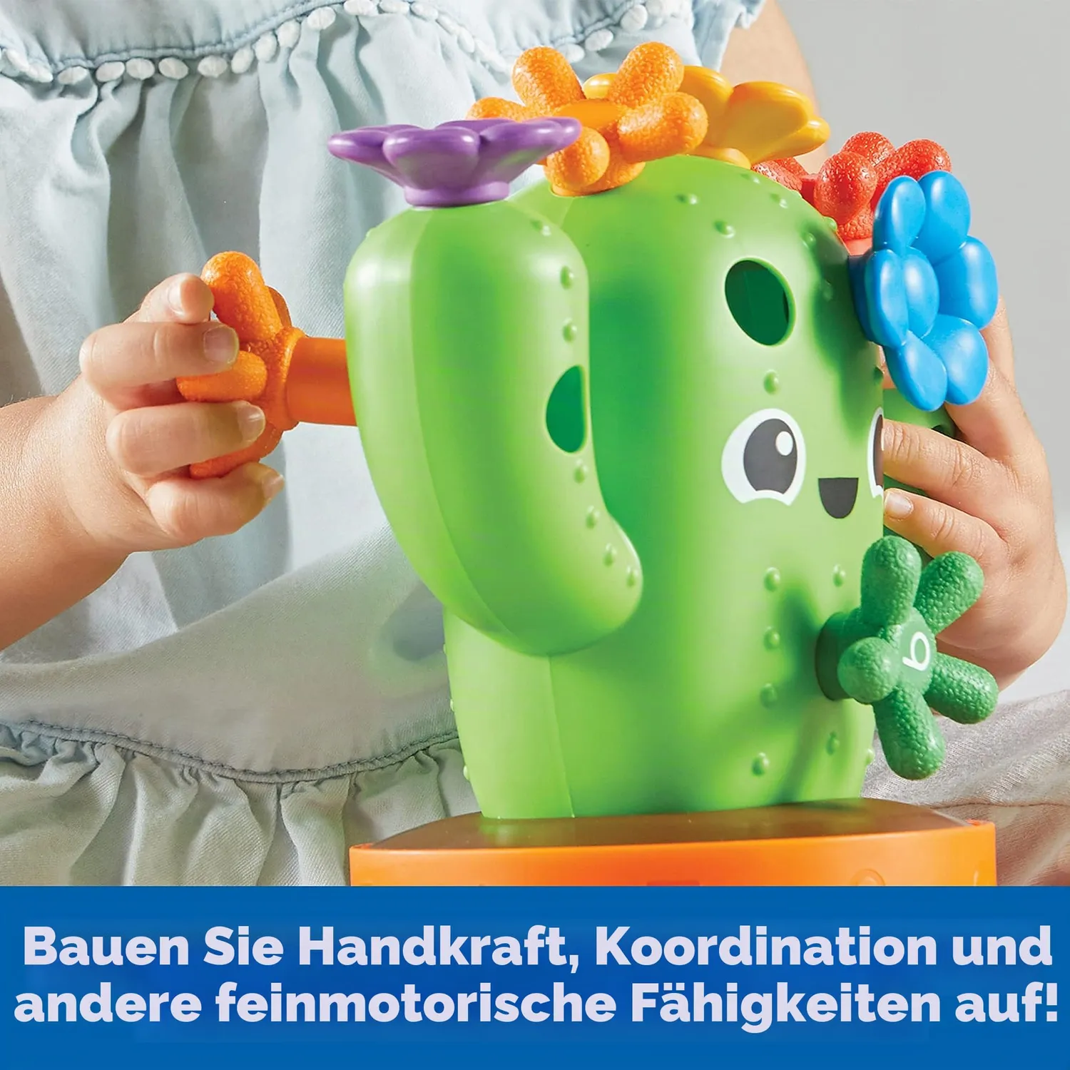 Learning Resources Carlos Kaktus Steckspiel 16-teilig ab 18 Monate