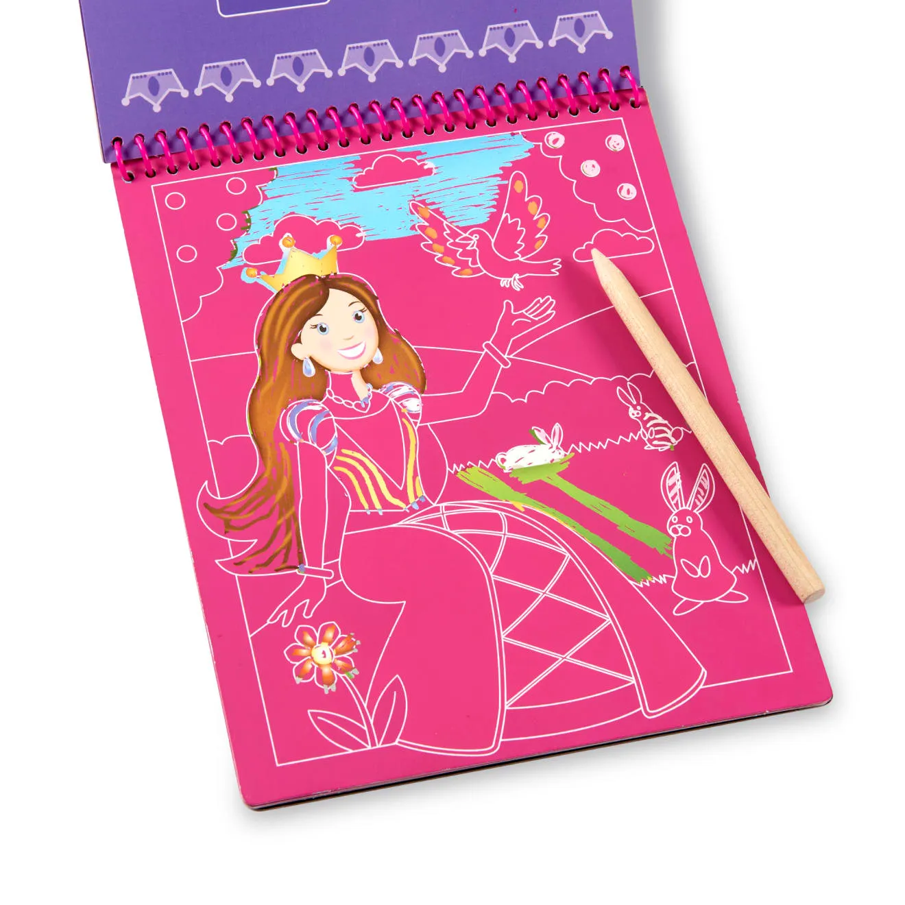 Melissa & Doug On the Go Scratch Art Fairy Tales Kratzblock