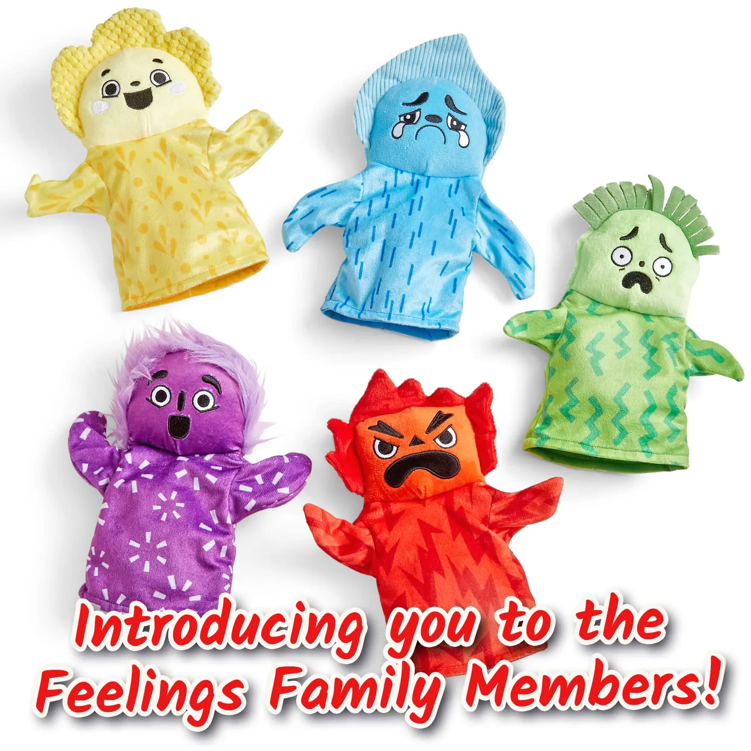 Learning Resources Feelings Family Handpuppen Set 5 Gefühle Stoff