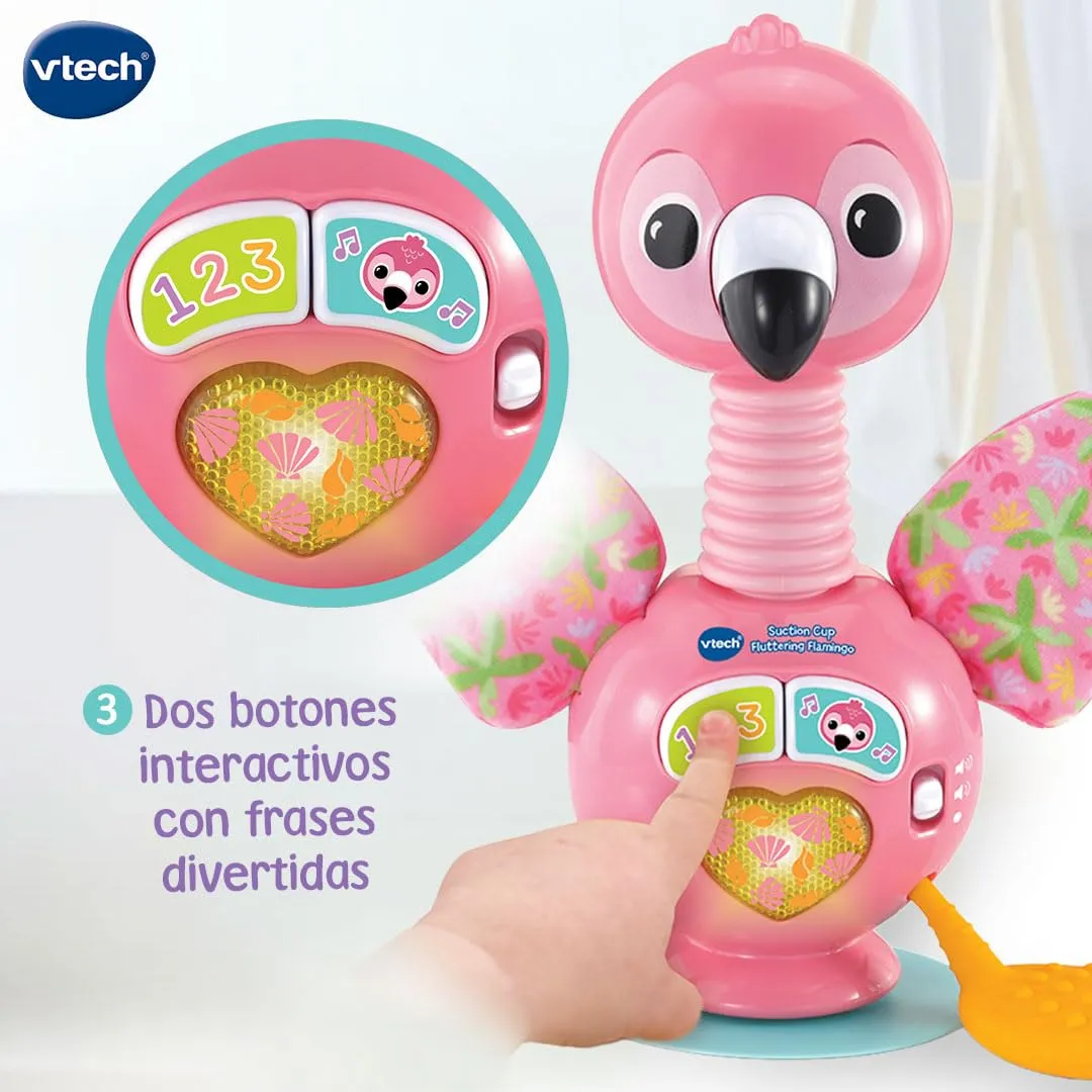 VTech Baby Flamingo Hochstuhlspielzeug spanisch ab 6 Monate