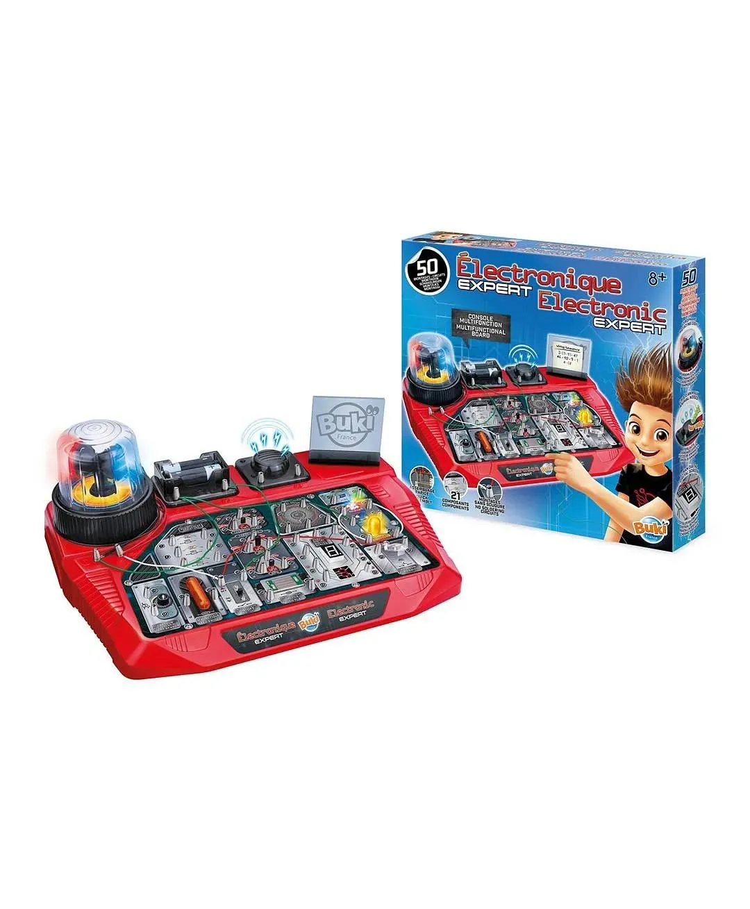 Buki Elektronik-Experte 7160 Baukasten 50 Montagen