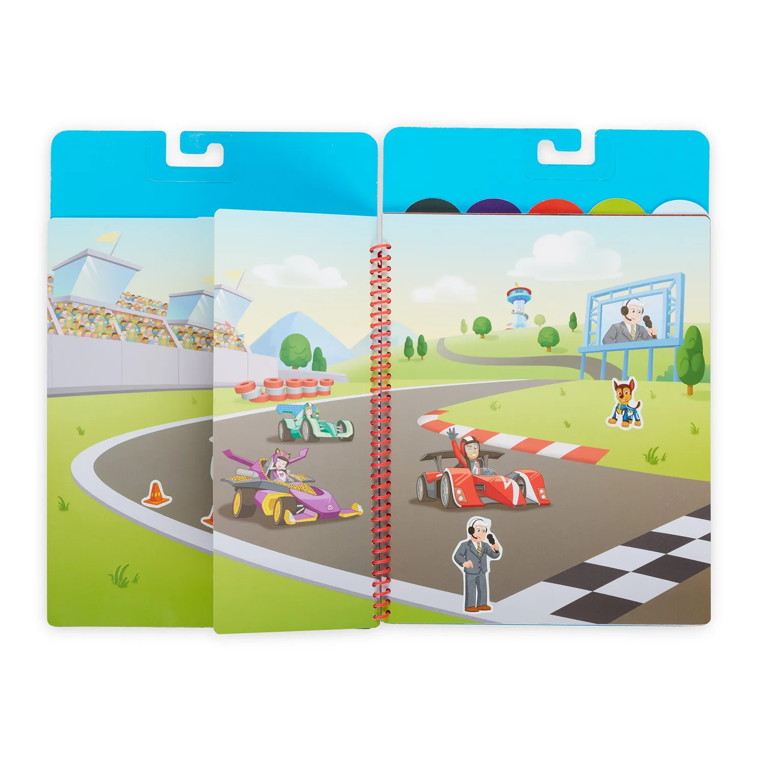 Melissa & Doug PAW Patrol Flip-Flap Stickerbuch wiederverwendbar