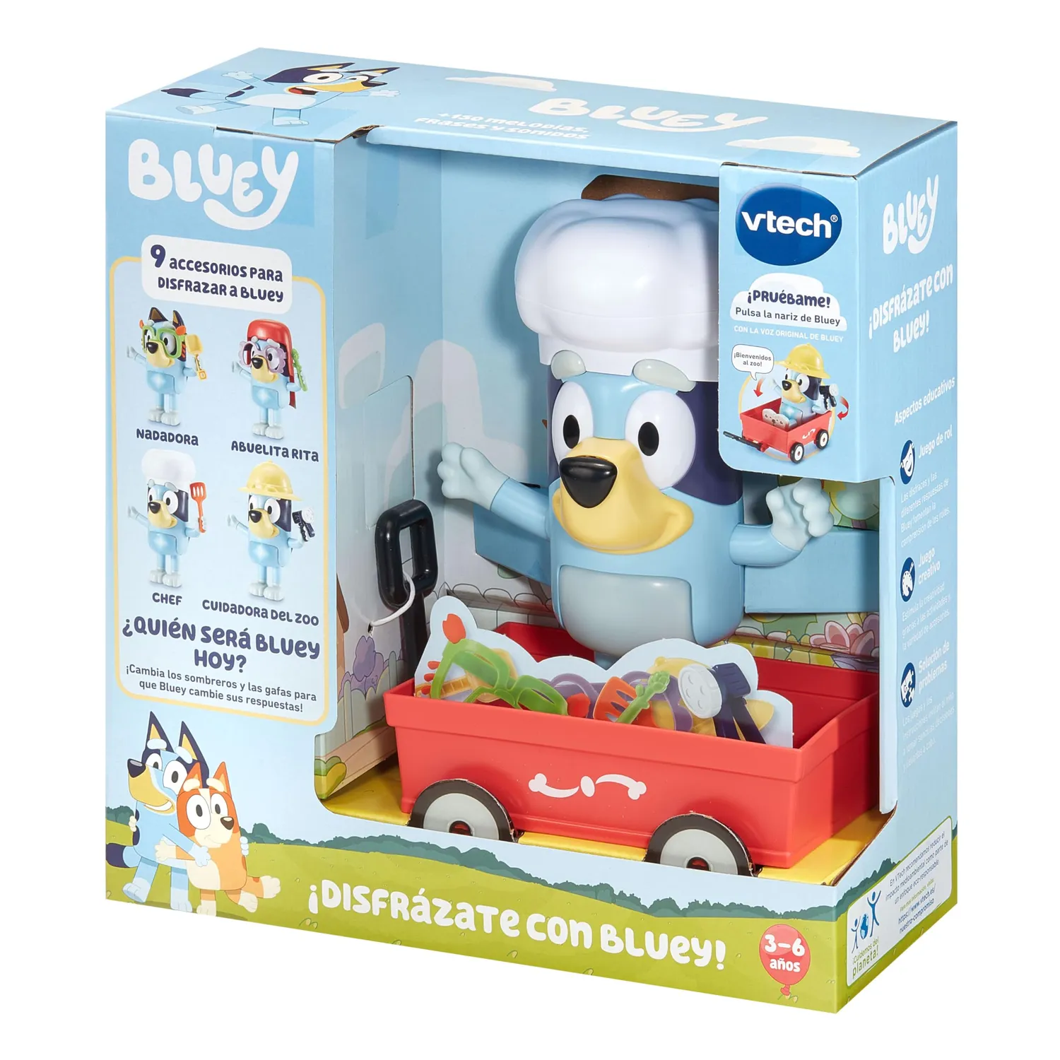 VTech Bluey Verkleide dich Spielzeug interaktiv 3-6 Jahre