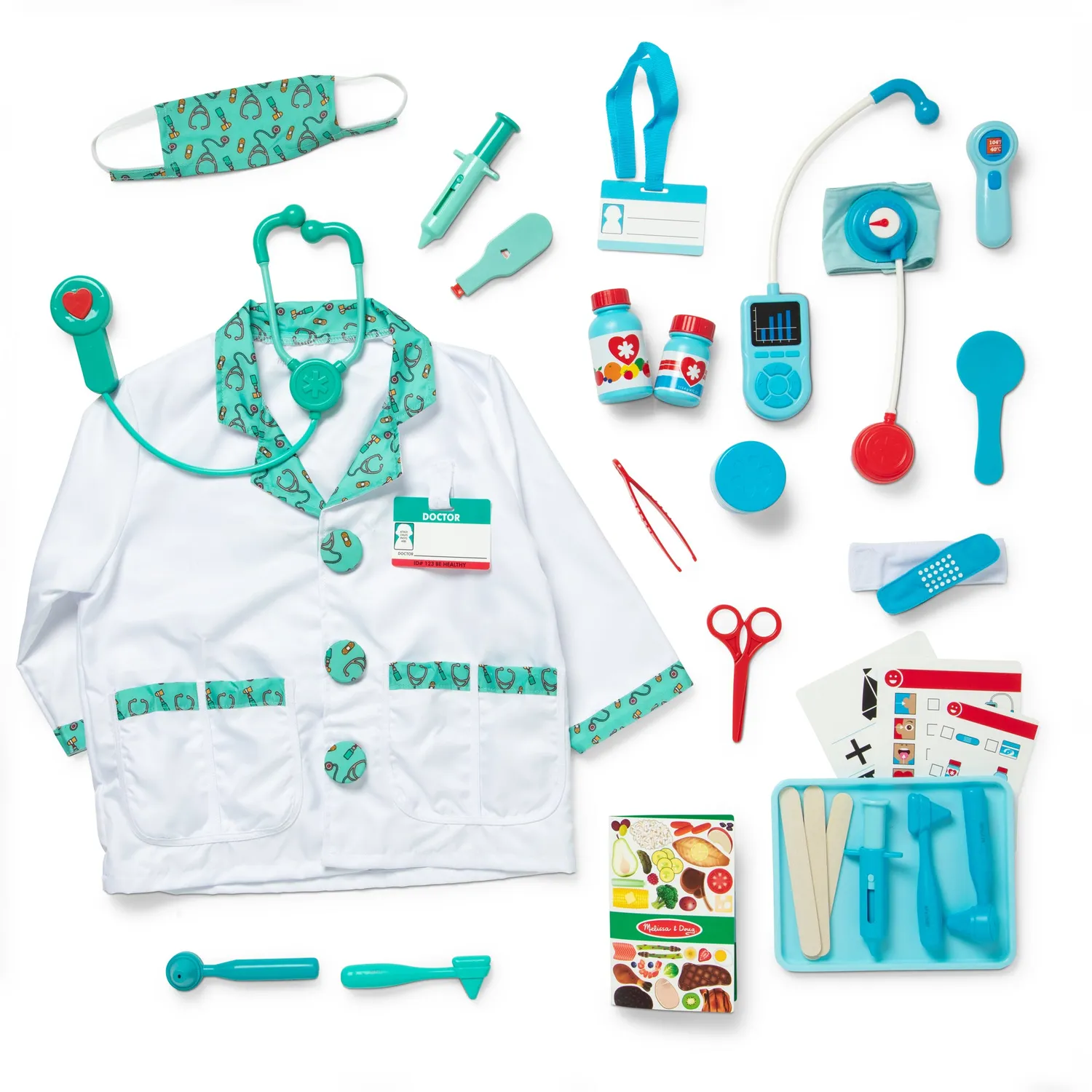 Melissa & Doug Get Well Doctor Arzt-Set 2-tlg Verkleidung + Koffer