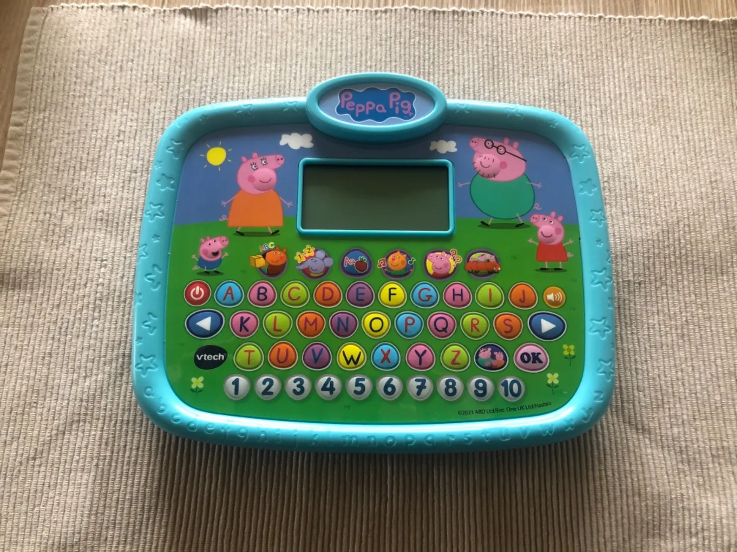 VTech Peppa Lerntablet Kindertablet 2-5 Jahre mit 26 Tasten