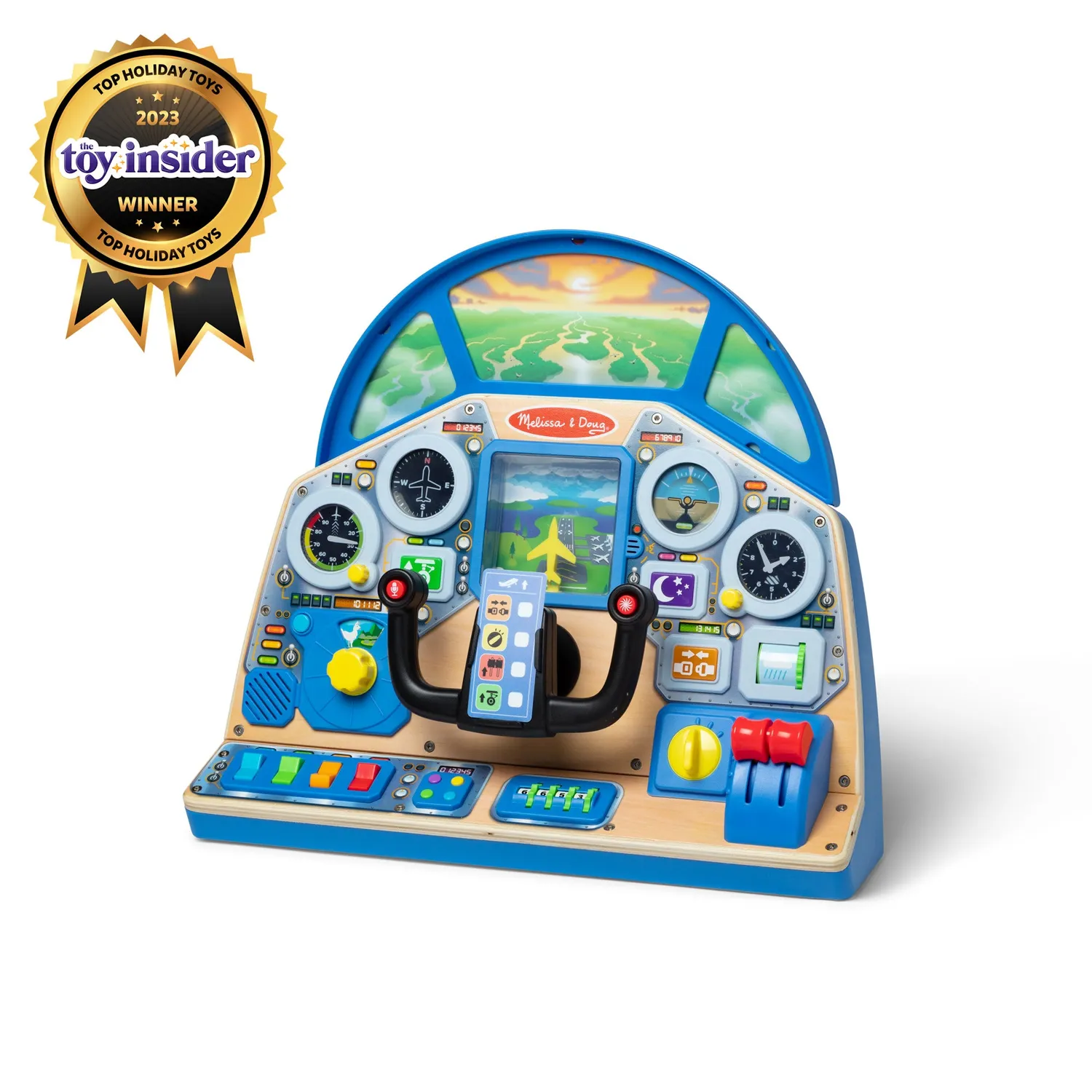 Melissa & Doug Jet Pilot Interactive Dashboard Cockpit