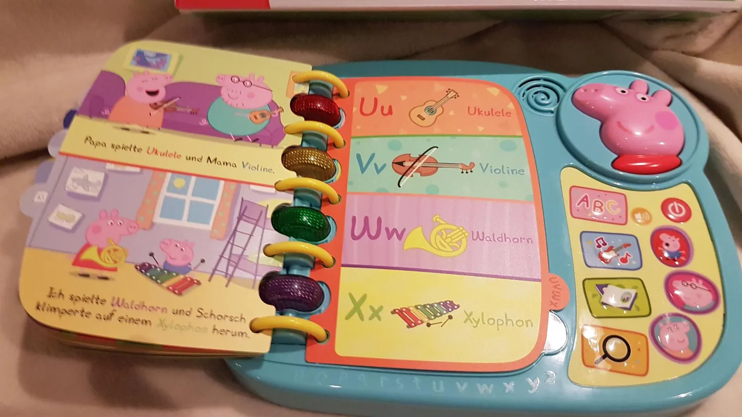 Vtech Peppas ABC-Buch Lernbuch für Kinder 2-5 Jahre