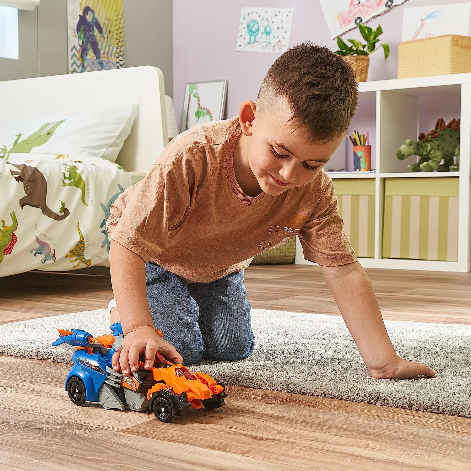 VTech Switch and Go Dinos Spinosaurus Spielzeug 2in1 mit Sound
