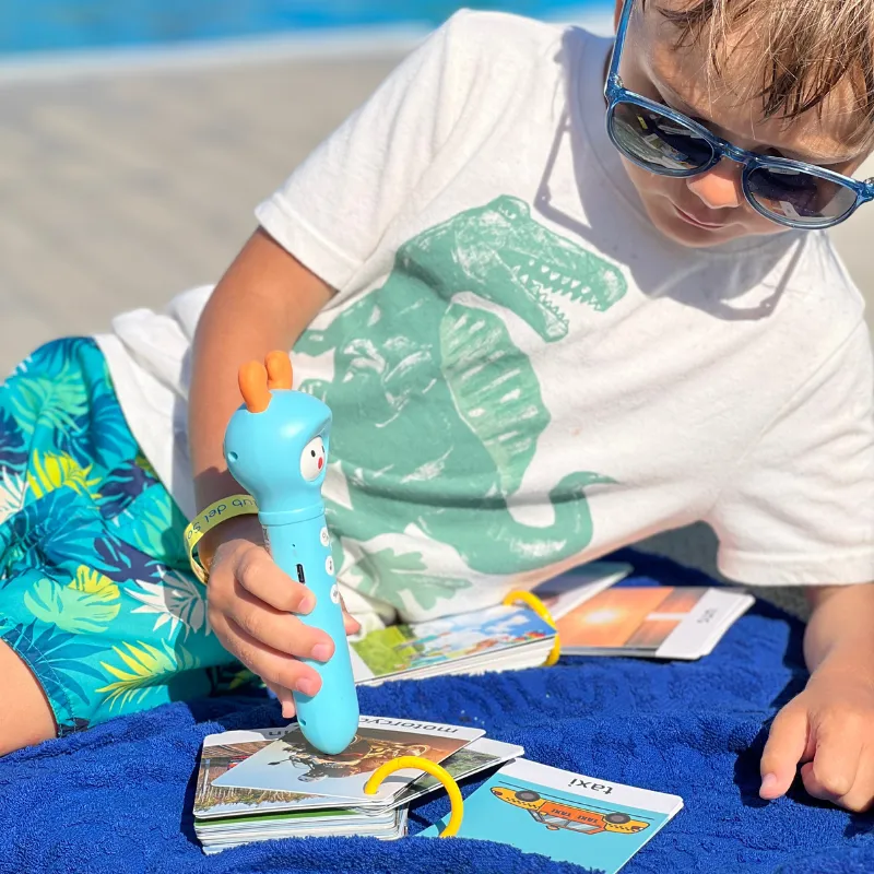 Alilo D3C interaktiver Stift Englisch-Lernset mit Büchern