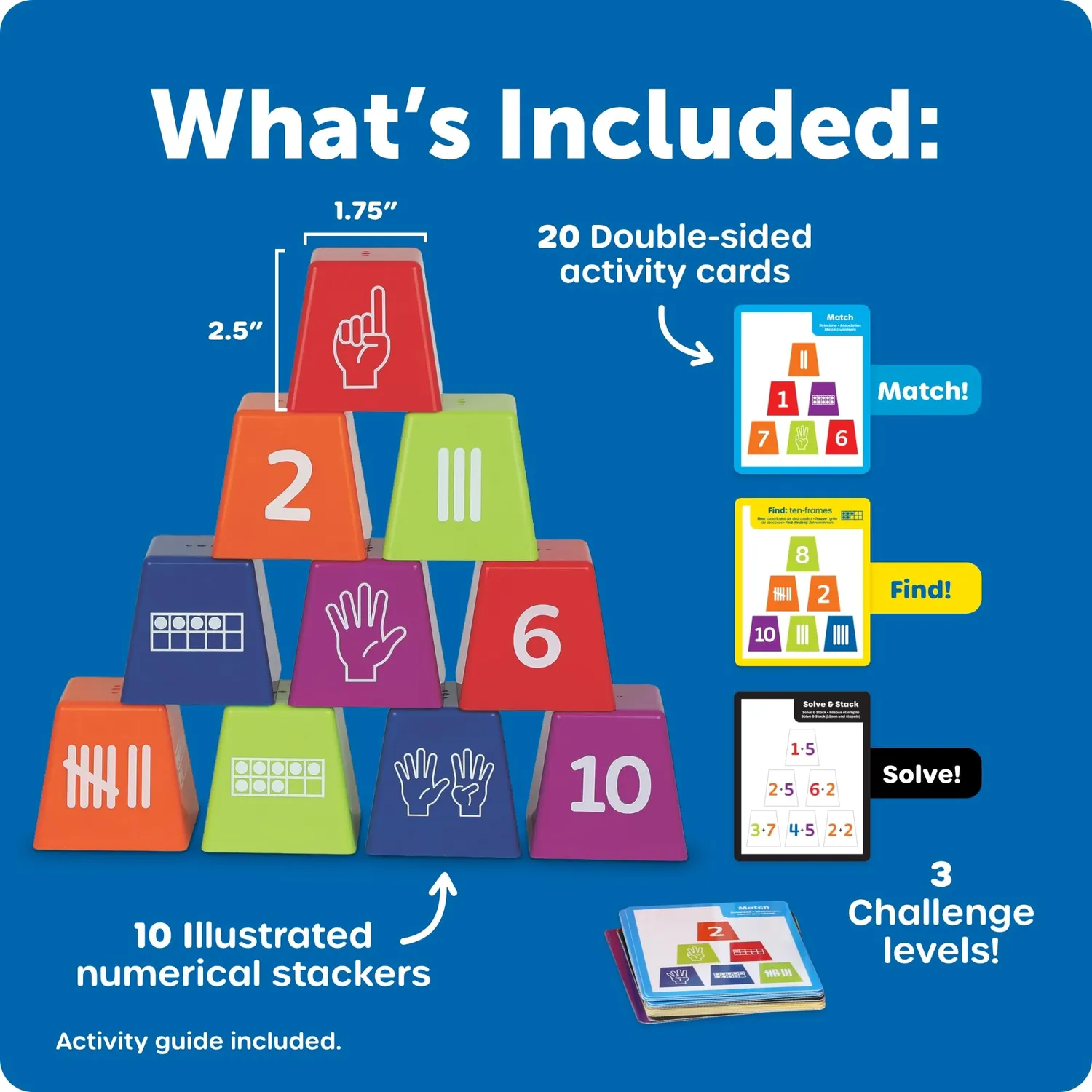 Learning Resources Zahlen Stapelbecher Lernspiel 10 Becher Rechnen