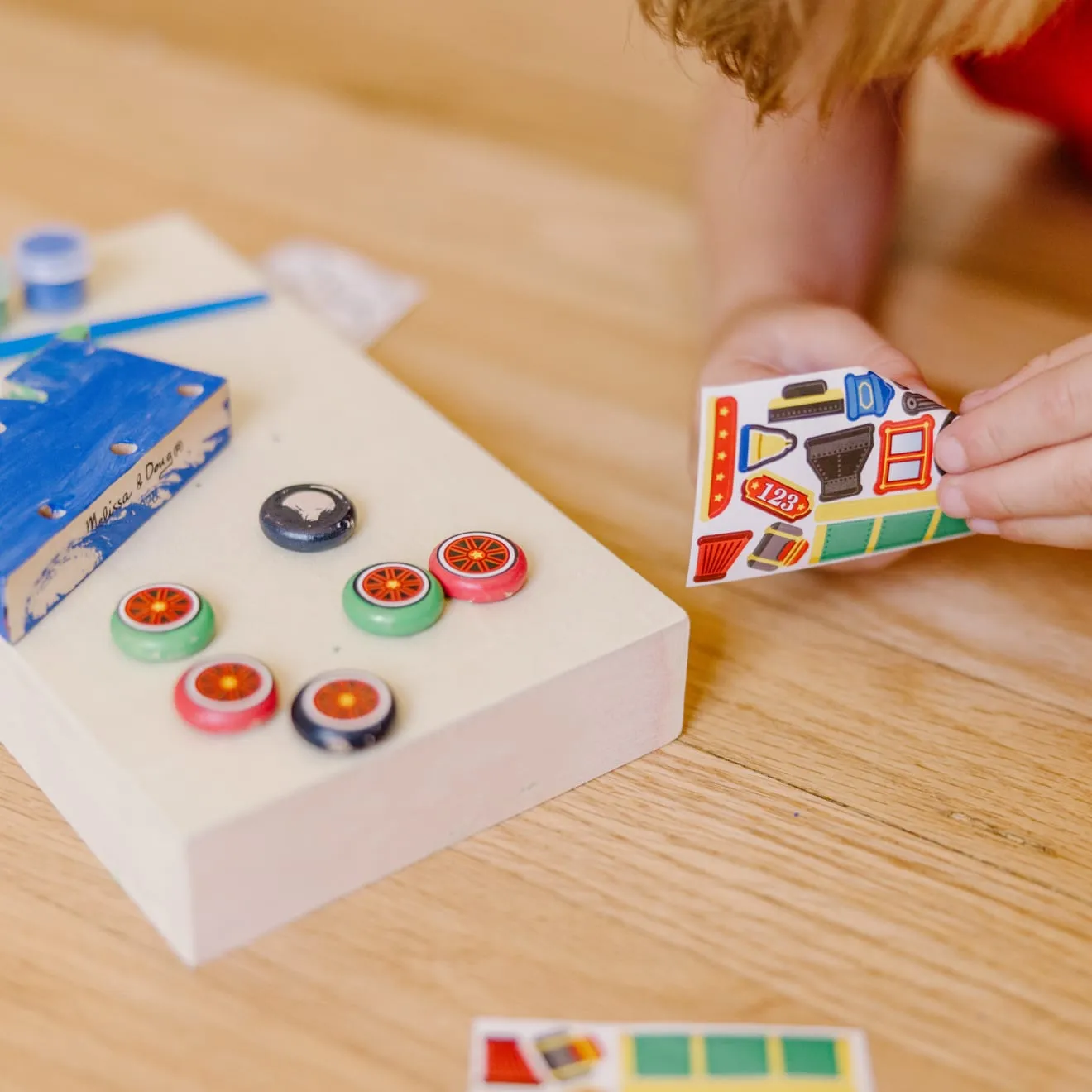 Melissa & Doug Created by Me Train Bastelset Holz Zug