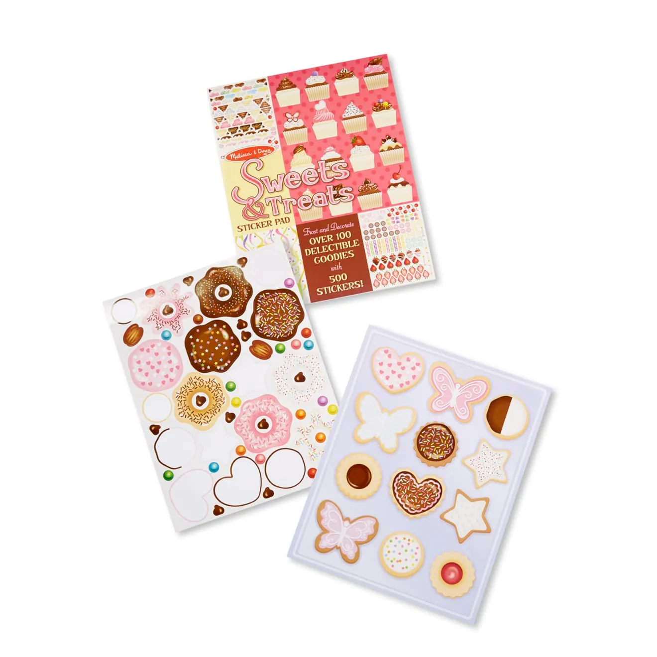 Melissa & Doug Sweets Treats Stickerblock 16 Seiten