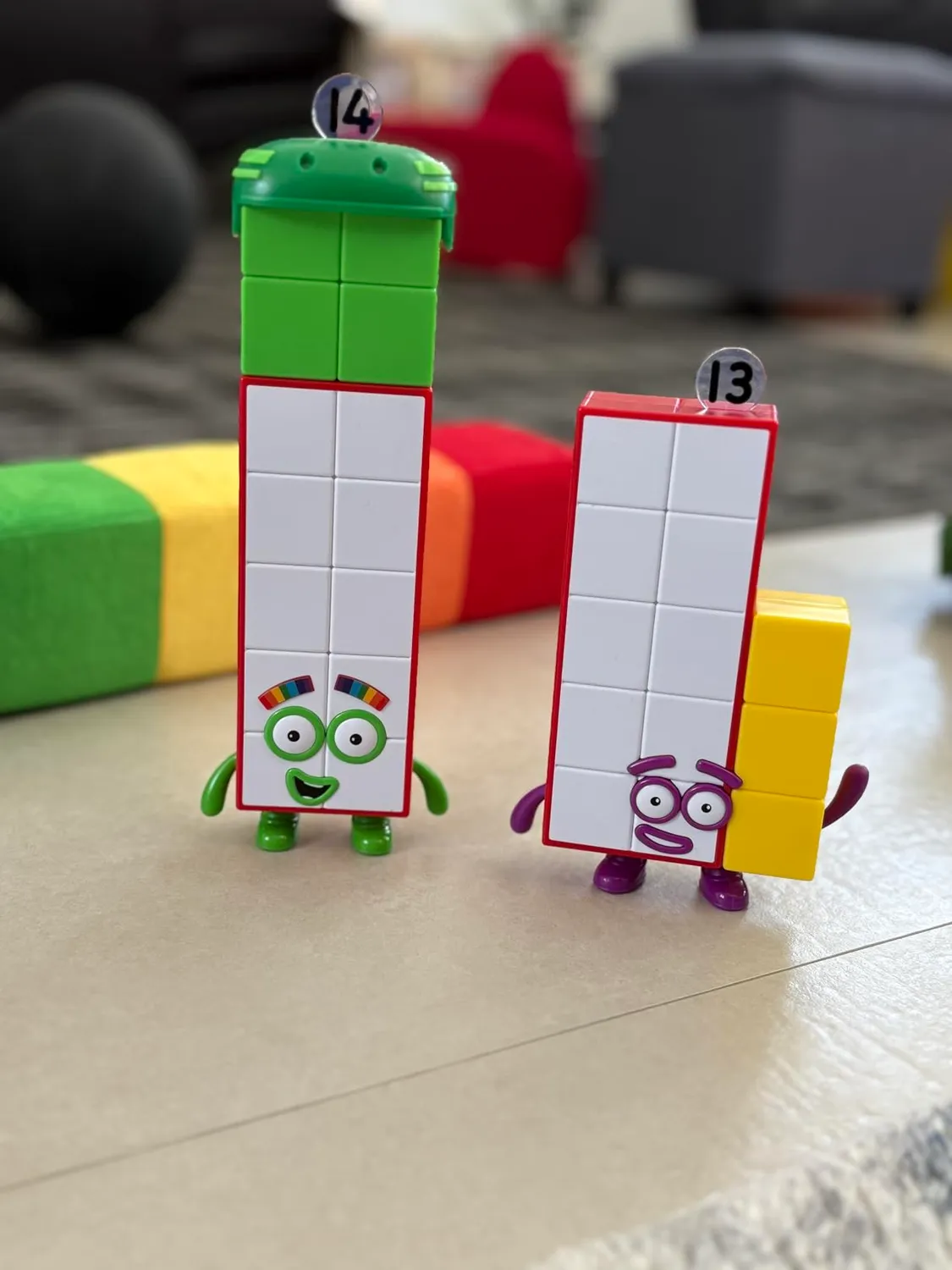 Learning Resources Numberblocks 13+14 Figuren Lernspielzeug Skateboard