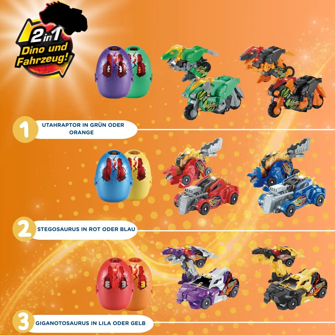 VTech Switch & Go Dinos Überraschungs-Ei Serie 2 Dino-Ei Sound