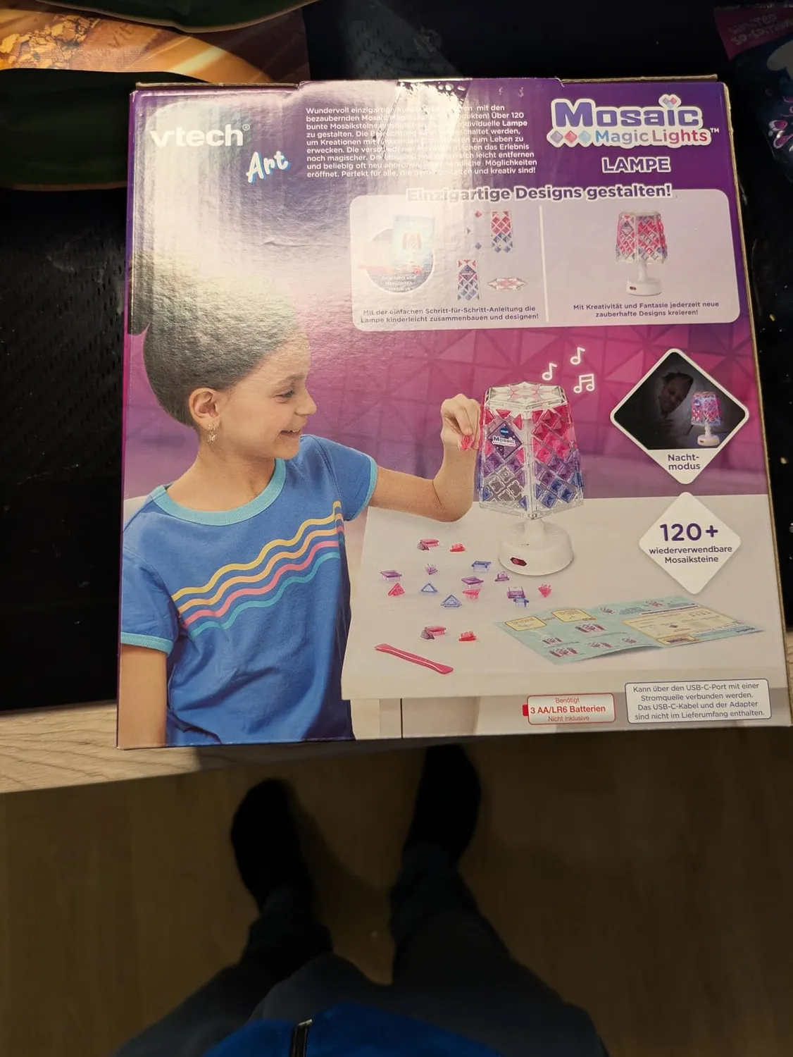 VTech Mosaic Magic Lights Kinderlampe Mosaiksteine