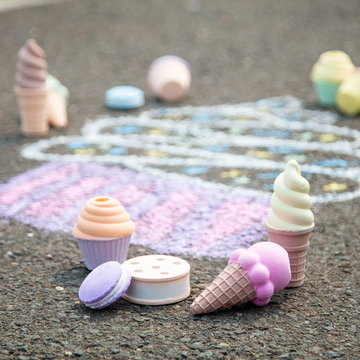 Melissa & Doug Sweet Treats Kreide-Set Eis 12-teilig