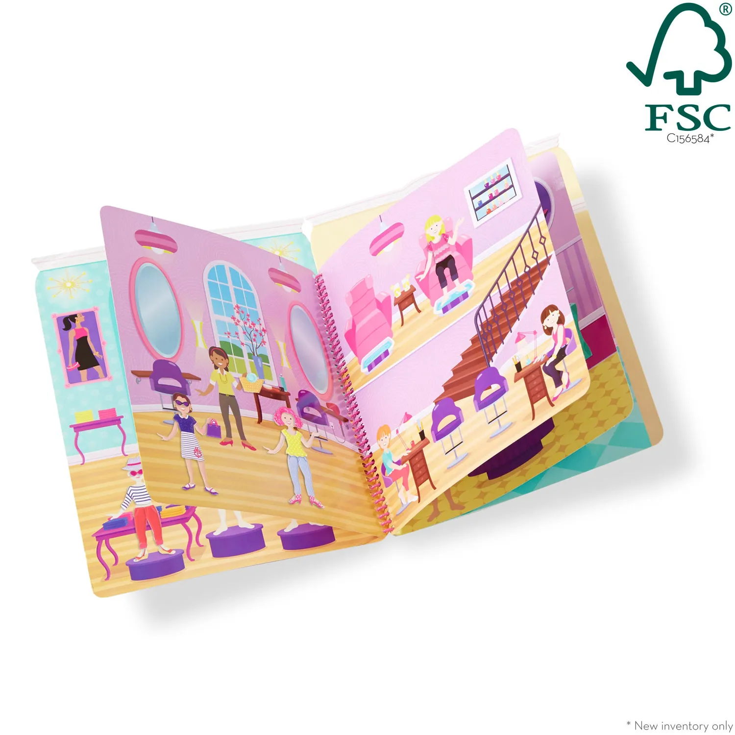 Melissa & Doug Day of Glamour Puffy Stickerbuch 196 Sticker