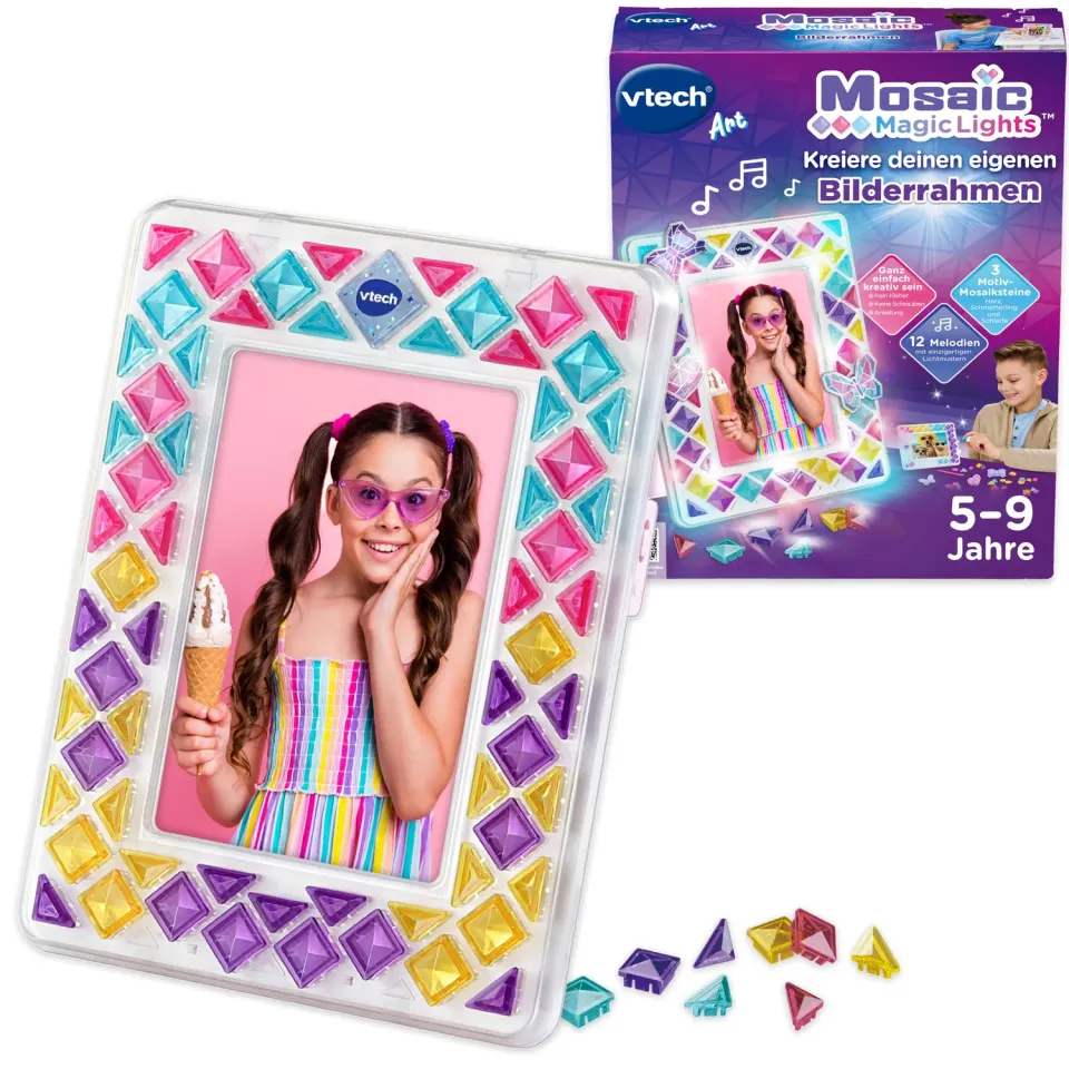VTech Mosaic Magic Lights Bilderrahmen Mosaik-Set